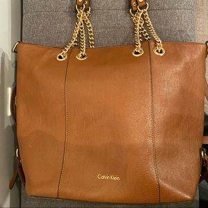 Calvin Klein large bucket purse